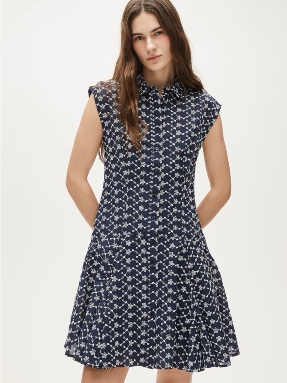 NWT Mini Eyelet Shirt Dress by J.Crew, SZ 16